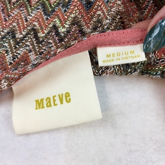 Anthropologie Maeve Swingy Chevron Westwater Dress - Picture 11 of 11